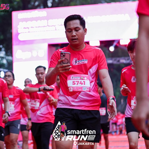 Race photo from SMARTFREN RUN 2026