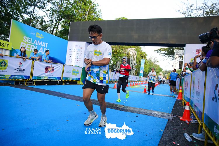 Race photo from Taman Budaya x BOGORUN 2025