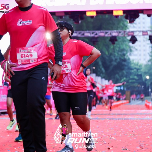 Race photo from SMARTFREN RUN 2026