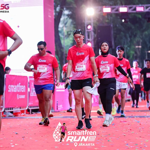 Race photo from SMARTFREN RUN 2026