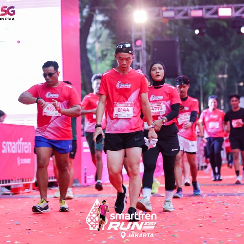 Race photo from SMARTFREN RUN 2026