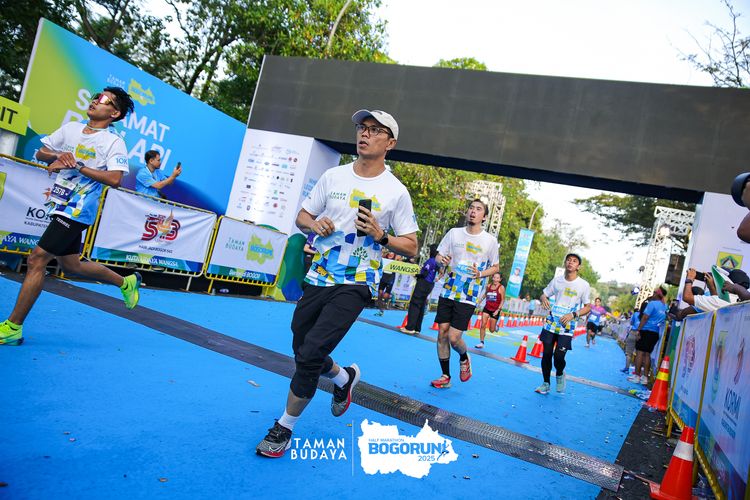 Race photo from Taman Budaya x BOGORUN 2025
