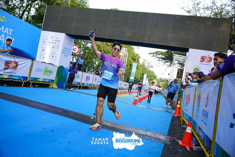 Race photo from Taman Budaya x BOGORUN 2025