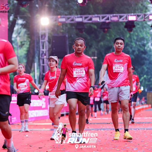 Race photo from SMARTFREN RUN 2026