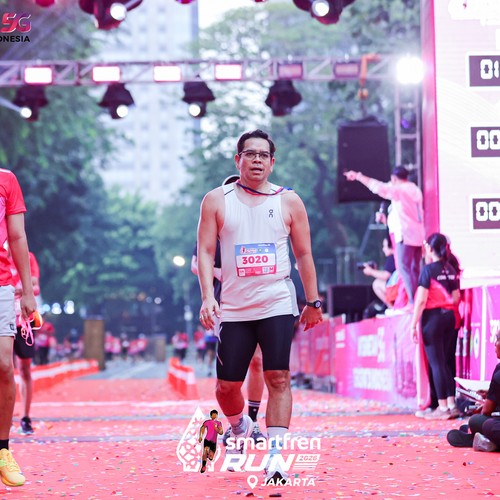 Race photo from SMARTFREN RUN 2026
