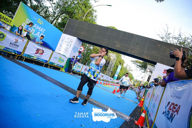 Race photo from Taman Budaya x BOGORUN 2025