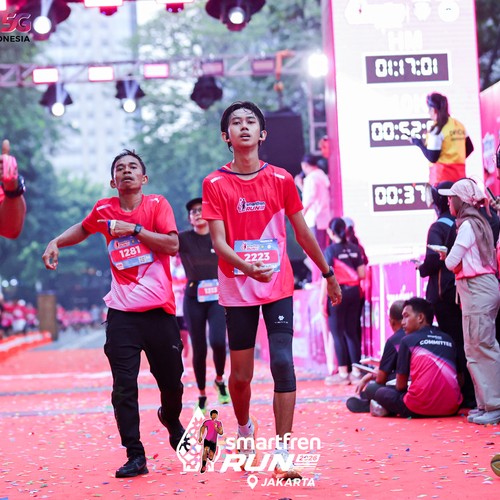 Race photo from SMARTFREN RUN 2026