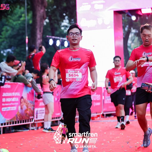 Race photo from SMARTFREN RUN 2026