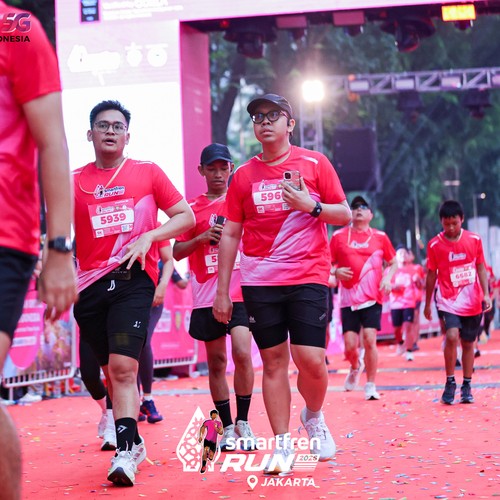 Race photo from SMARTFREN RUN 2026