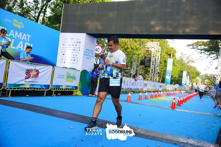 Race photo from Taman Budaya x BOGORUN 2025