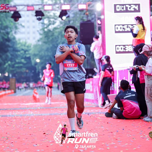 Race photo from SMARTFREN RUN 2026