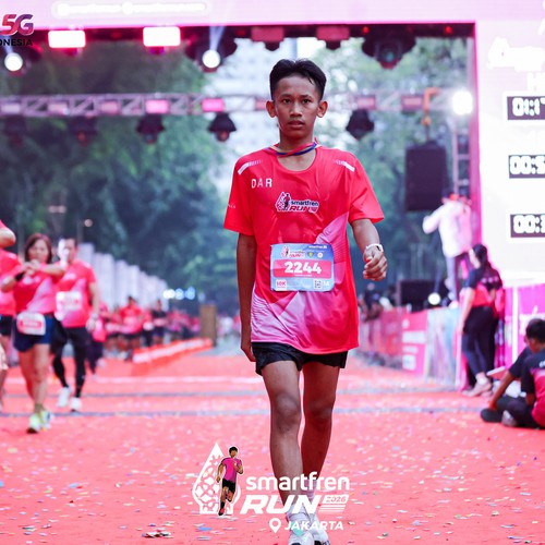 Race photo from SMARTFREN RUN 2026