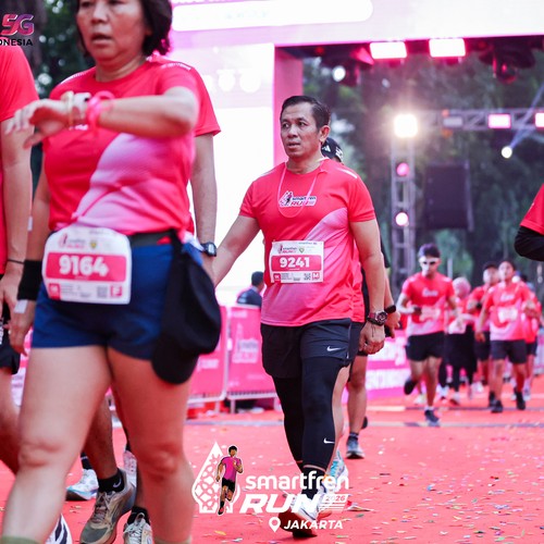 Race photo from SMARTFREN RUN 2026