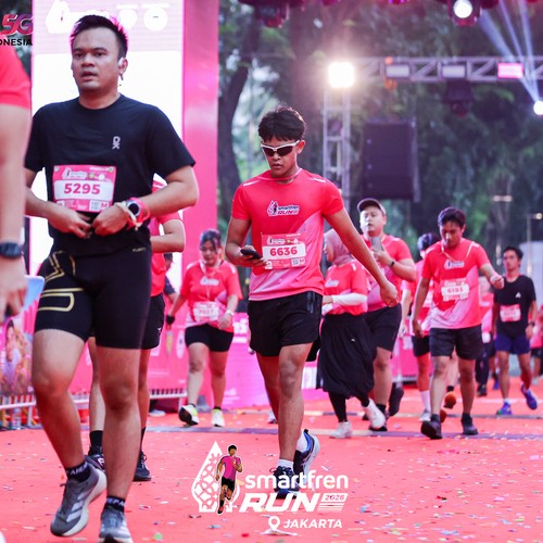 Race photo from SMARTFREN RUN 2026