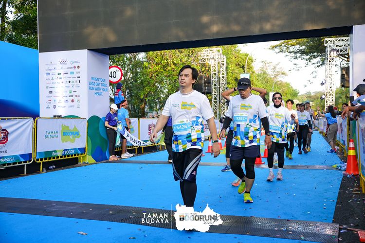Race photo from Taman Budaya x BOGORUN 2025