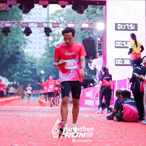 Race photo from SMARTFREN RUN 2026