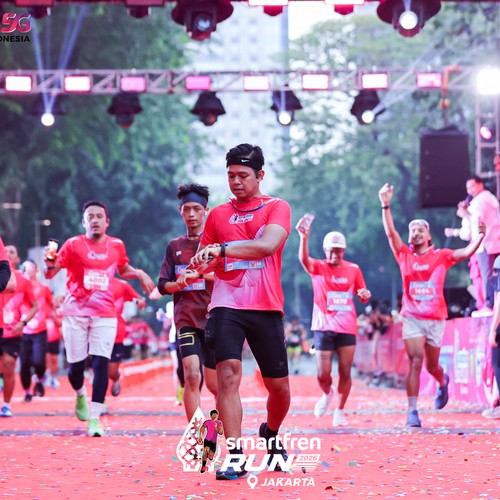 Race photo from SMARTFREN RUN 2026