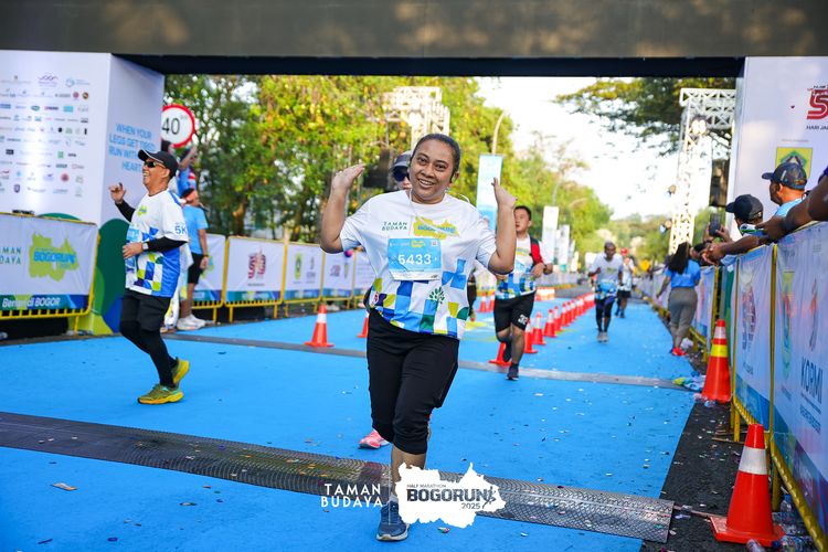 Race photo from Taman Budaya x BOGORUN 2025