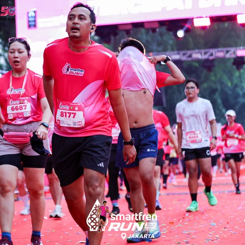 Race photo from SMARTFREN RUN 2026