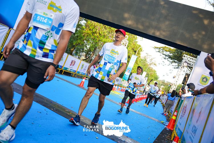 Race photo from Taman Budaya x BOGORUN 2025