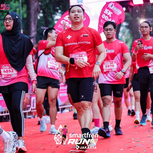 Race photo from SMARTFREN RUN 2026