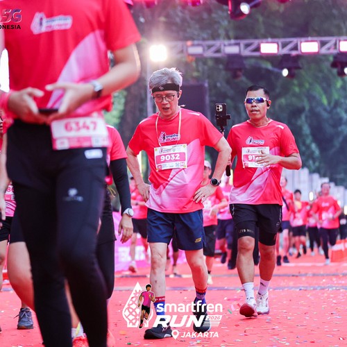Race photo from SMARTFREN RUN 2026