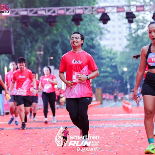 Race photo from SMARTFREN RUN 2026
