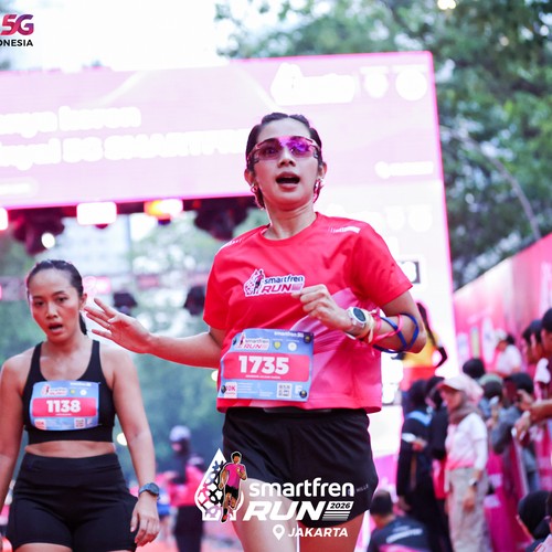 Race photo from SMARTFREN RUN 2026