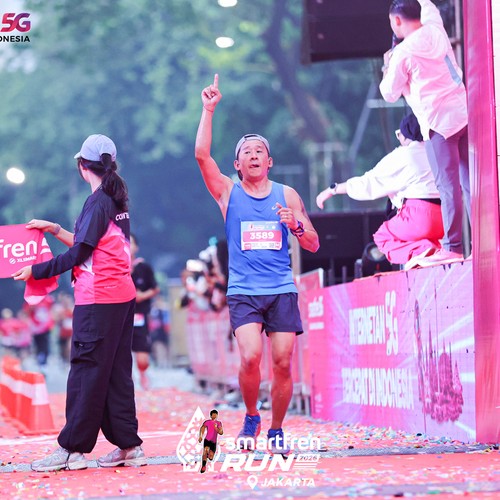 Race photo from SMARTFREN RUN 2026