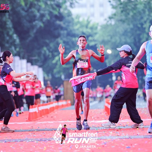 Race photo from SMARTFREN RUN 2026