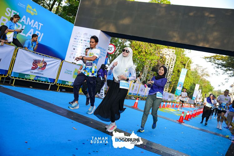 Race photo from Taman Budaya x BOGORUN 2025