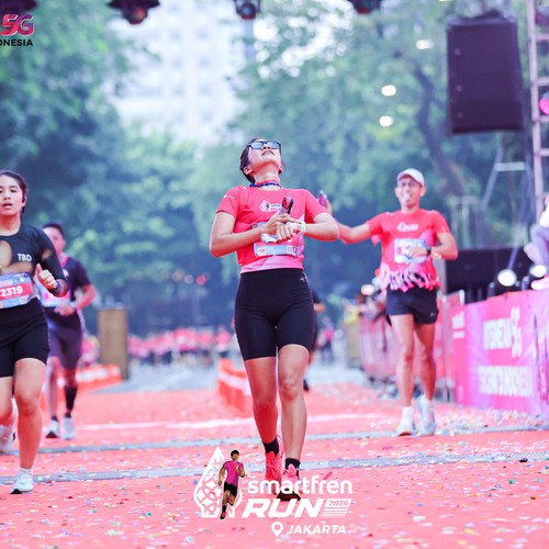 Race photo from SMARTFREN RUN 2026