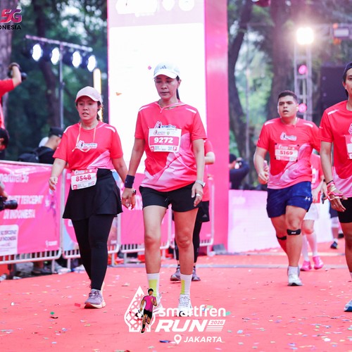 Race photo from SMARTFREN RUN 2026