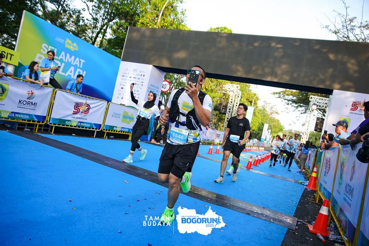 Race photo from Taman Budaya x BOGORUN 2025
