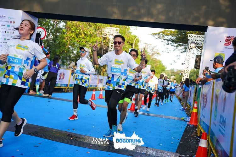 Race photo from Taman Budaya x BOGORUN 2025