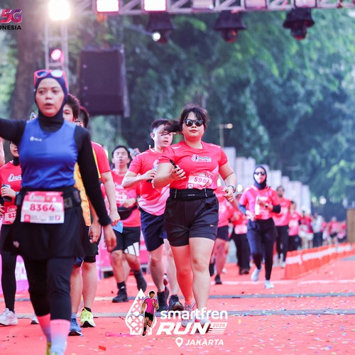 Race photo from SMARTFREN RUN 2026