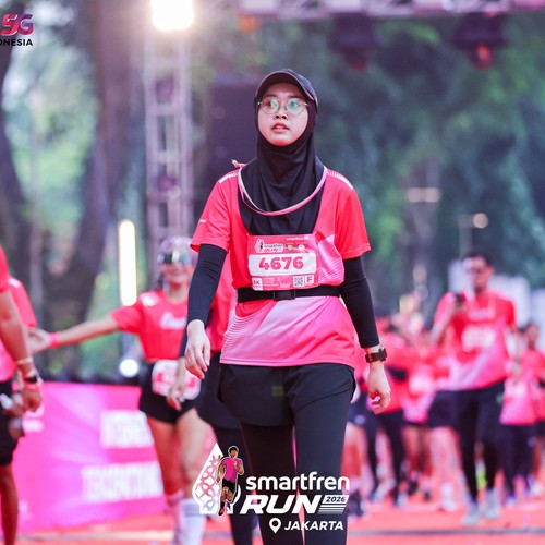 Race photo from SMARTFREN RUN 2026