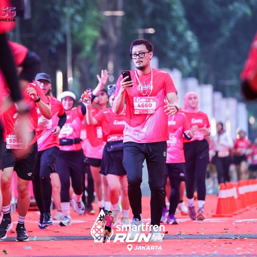 Race photo from SMARTFREN RUN 2026