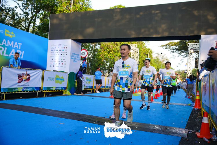 Race photo from Taman Budaya x BOGORUN 2025