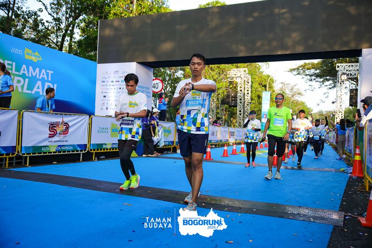 Race photo from Taman Budaya x BOGORUN 2025