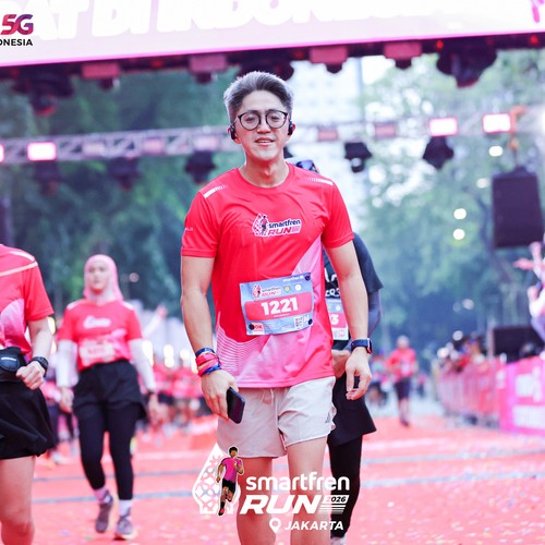 Race photo from SMARTFREN RUN 2026