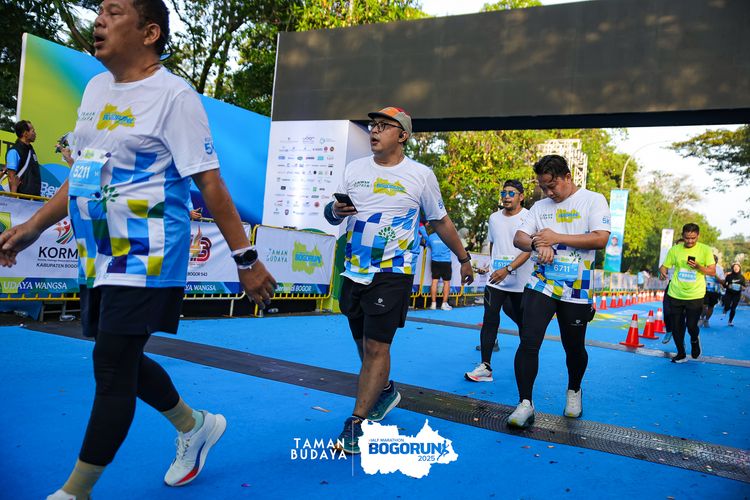 Race photo from Taman Budaya x BOGORUN 2025