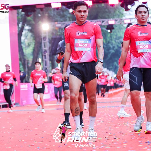 Race photo from SMARTFREN RUN 2026