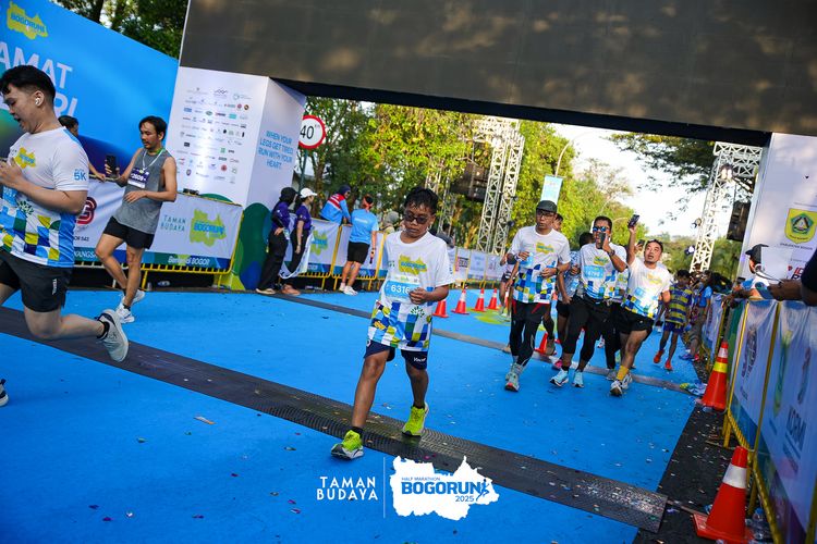 Race photo from Taman Budaya x BOGORUN 2025