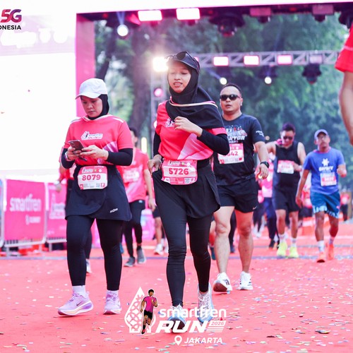 Race photo from SMARTFREN RUN 2026