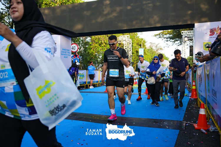 Race photo from Taman Budaya x BOGORUN 2025