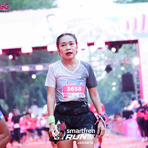 Race photo from SMARTFREN RUN 2026