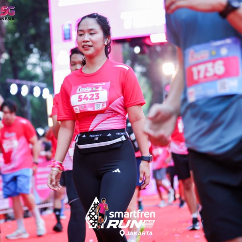 Race photo from SMARTFREN RUN 2026