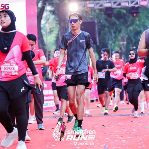 Race photo from SMARTFREN RUN 2026