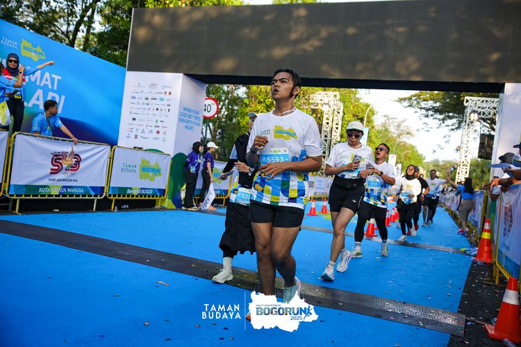 Race photo from Taman Budaya x BOGORUN 2025